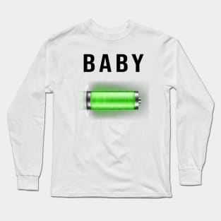 Matching Family Battery Baby Long Sleeve T-Shirt